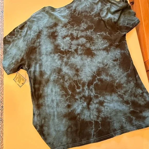 Quebec Nordiques Red and Blue Tie-Dye Tee Shirt - Picture 3 of 5